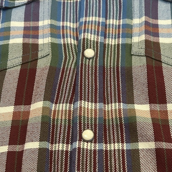 Orvis Women’s Plaid Pearl Button Long Sleeve Shirt Size XL - Picture 3 of 7